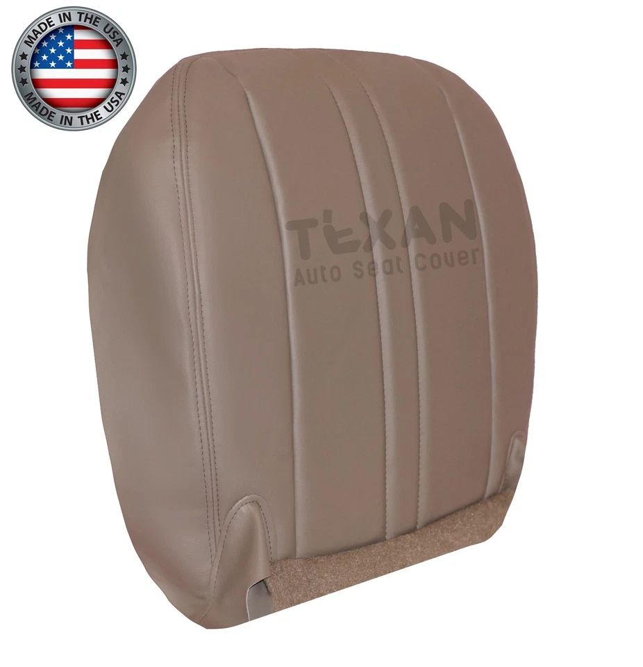 Chevy Express Van 1500 2500 3500 2016-2021 parte inferior del conductor cubierta de asiento de vinilo tostado Foto 2 de 4