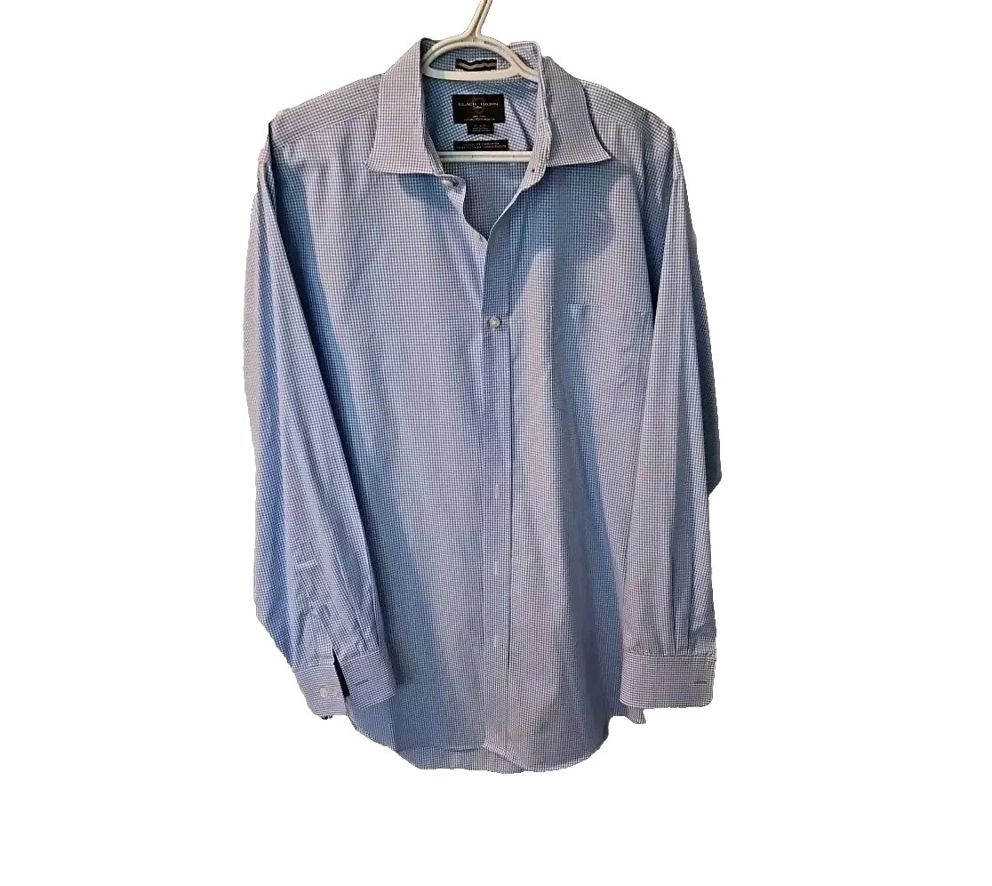 Black Brown 1826 Classic 100% Cotton Dress Shirts for Men