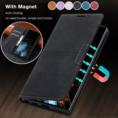Handy Hülle Für Samsung Galaxy S26 S25 S24 S23 S22 Ultra Plus Schutz Wallet Case