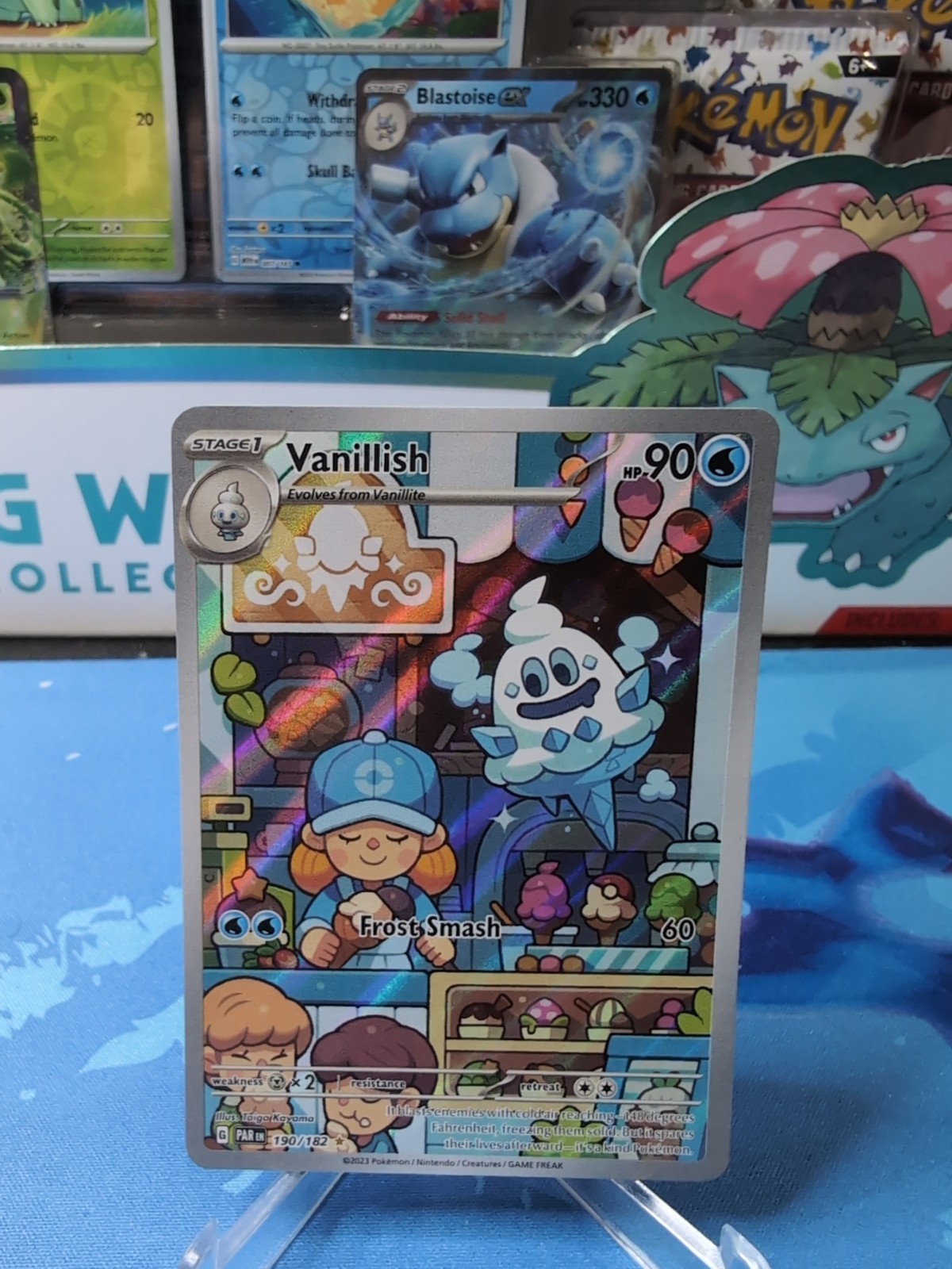 Vanillish - 190/182 - Pokemon Paradox Rift Illustration Rare Card NM