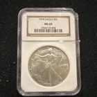 U.S. Mint 1994 American Silver Eagle $1 1 oz .999 Silver NGC MS69