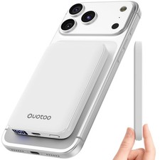 for Magsafe Portable Charger, 5000mAh Slim Wireless Magnetic Power Bank