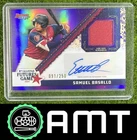 Samuel Basallo Jersey Auto 2024 Bowman's Best 91/250 Futures Game Chrome Purple