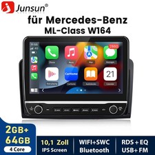 DAB+ Android 15 F&uuml;r Mercedes ML/GL Klasse W164 X164 Autoradio CarPlay GPS Navi