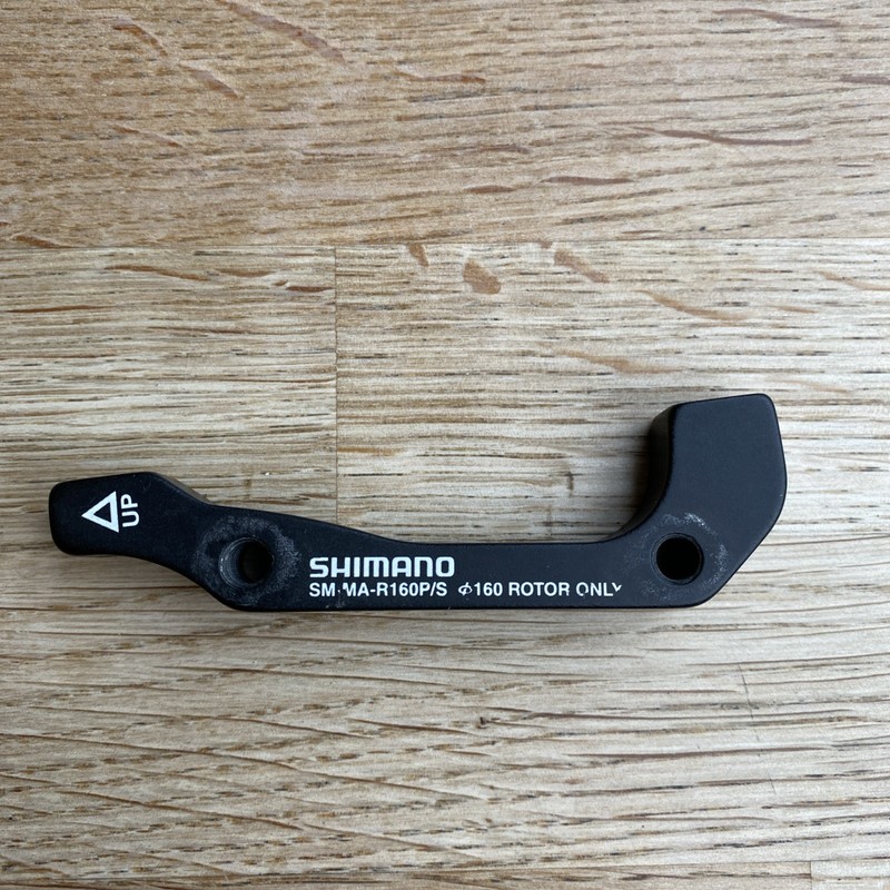 Shimano Disc Brake Adapter, Rear, SM-MA-R160P/S, (PM Caliper to IS Frame) 160mm