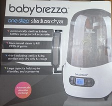 Baby Brezza One Step Sterilizer Dryer Electric 4-in-1 White Large Capacity