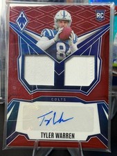 2025 Phoenix RPS Dual Rookie Patch Autographs Tyler Warren #DRP-TWN Red /99