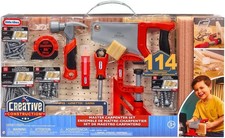 Little Tikes Creative Construction Master Carpenter Set. New 