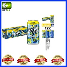 Refreshing Brisk Lemon Iced Tea - Natural Black Tea in 12 Fl Oz Cans