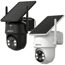 ANRAN 5MP Wifi Wireless Security Camera System Solar Battery Powered Home IP65