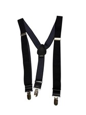 John Bartlett Statement Mini Dot Suspenders Braces Black Gray