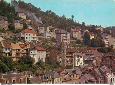 Postcard - 19 - Tulle - General View - Old Houses with a Beautiful