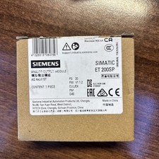 Siemens Simatic ET 200SP Analog Output Module AQ 4xU/I ST 6ES7 135-6HD00-0BA1