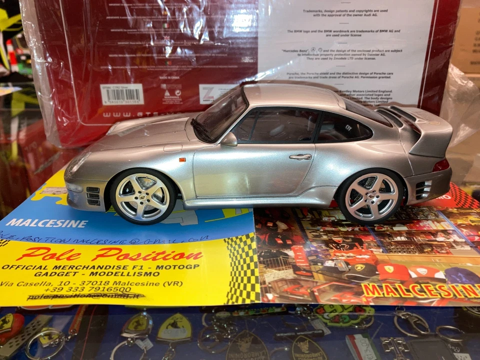 GT080 GT SPIRIT 1 18  PORSCHE 911 993 RUF SILVER NEW VERY RARE SHIPPING WORLD - Immagine 2 di 4