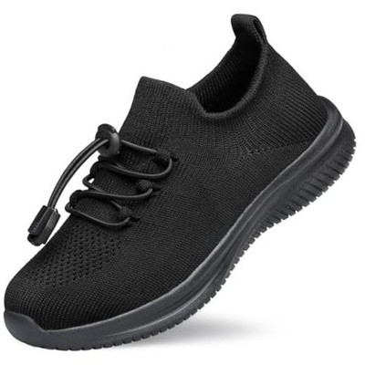 Boys Girls Shoes Kids Sneakers Lightweight Breathable 3 Big Kid All Black