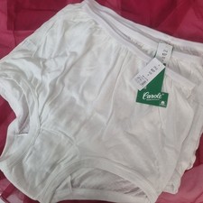NOS Lot 3 Vtg Carole 637 Granny Panties Brief Band Leg Poly Cotton Comfort Sz 7