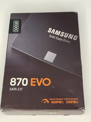 Samsung 870 EVO 500GB 2,5 Zoll SATA III Interne SSD (MZ-77E500B/EU)