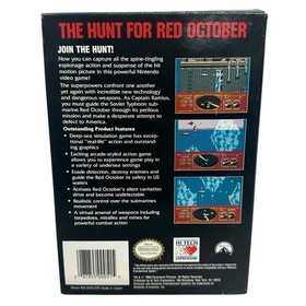The Hunt for Red October completo en caja nintendo nes connery pel&iacute;cula de f&aacute;brica COMO NUEVO
