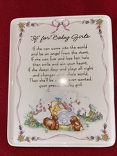 Baby Girl Nursery Decor Plaque IF For Baby Girls. 5 X 6