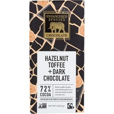 Endangered Species Dark Chocolate Bar Hazelnu...