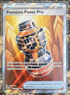 Pokemon 2025 Mega Evolution Premium Power Pro 174 NM or Better