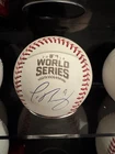 Javier Baez Signed 2016 World Series Baseball Chicago Cubs MLB/FANATICS COA