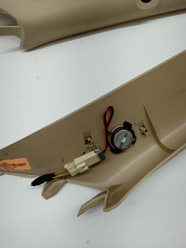 07-14 GM SUV Beige Tan LH RH Bose Tweeter A-Pillar Trim Panel Pair OEM - Bild 13 von 20