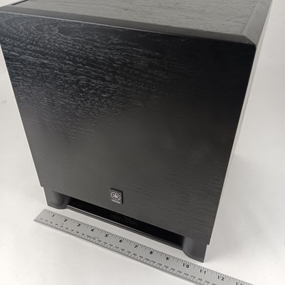 Yamaha YST-SW010 Subwoofer Black Powered 45W Home Theater Audio