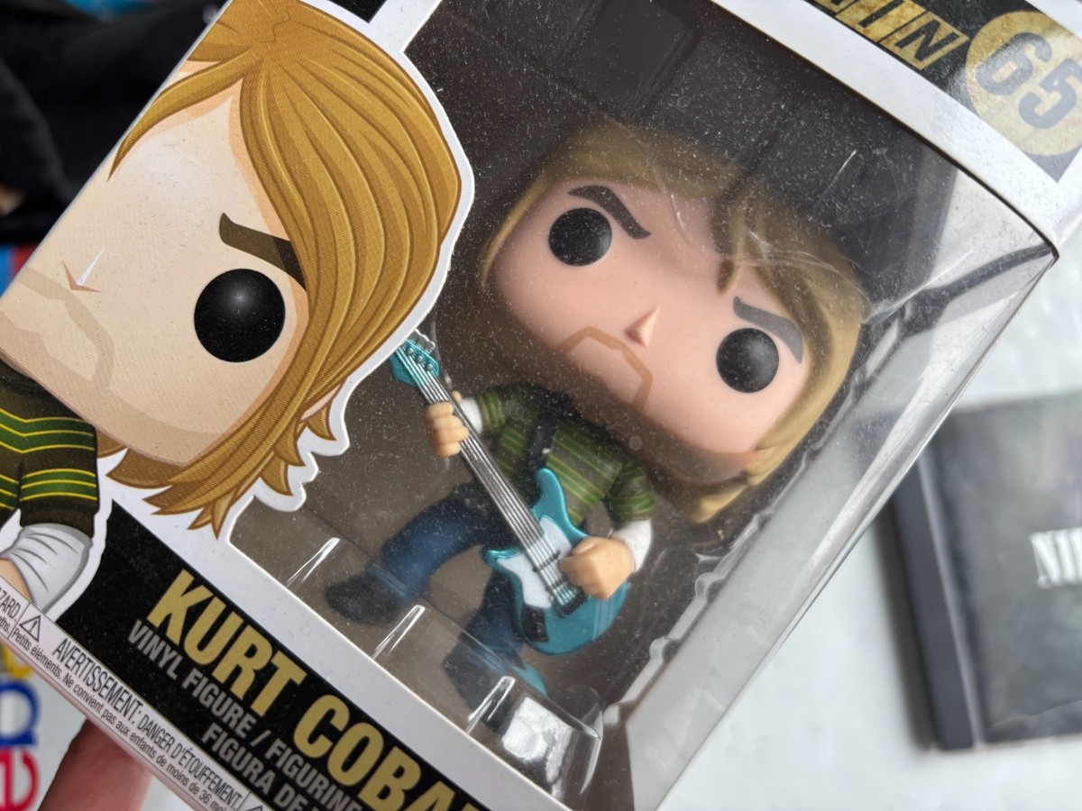 その他 Funko POP! Rocks  Cobain 65 Funko Pop! Rocks Kurt Cobain #65 w/ Protector NIrvana Nevermind In