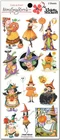 Mary Engelbreit Stickers 2 Sheets Mary's Scary Witches Halloween Pumpkins Bats