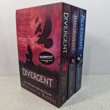 Juego de Caja Divergente Completo Veronica Roth Divergente Insurgente Leal Como Nuevo
