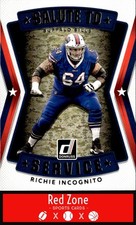2017 Donruss - #17 Richie Incognito NM. *1ST CARD*