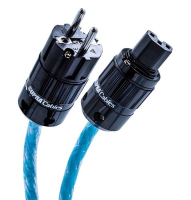 Supra Cables Stromkabel LoRad 2.5 Excalibur CS-EU 1,5 m Rhodinierte Stecker