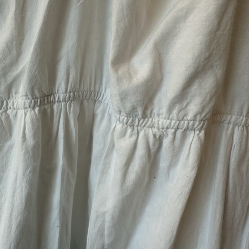 White Summer Dress Crochet Size Medium M Cotton Boho Cottagecore Made in India - Picture 6 of 18