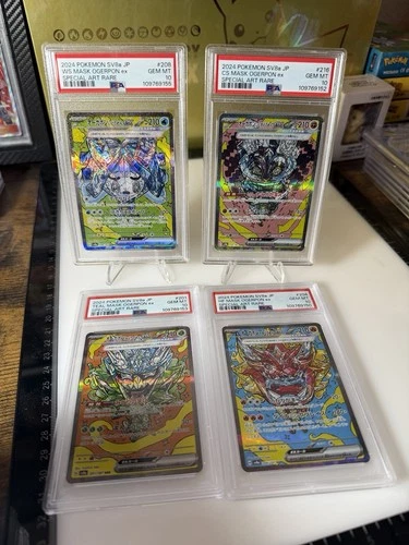 PSA 10 Pokemon Card Ogerpon ex SAR 4 set 201/187 Terastal Festival ex Japanese