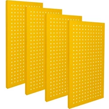 Metal Peg Board Panels for Workbench, Shop, Shed Modular Peg Board Organizer ...