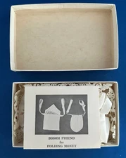 NOS Vintage “Your Bosom Friend” 2 Secret Folding Money Bra Pouches Original Box
