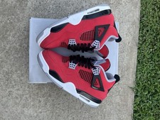 Air Jordan Retro 4 Toro Bravo Mens Sneakers S...