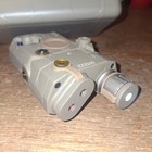 TAN ACTIONUNION Airsoft PEQ-15 IR Laser Visible Red Laser white LED Flashlight