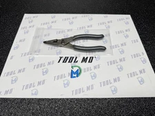 Snap-on Tools DARK TITANIUM Soft Grip Mini Long Nose Slip Joint Pliers LN44BCF