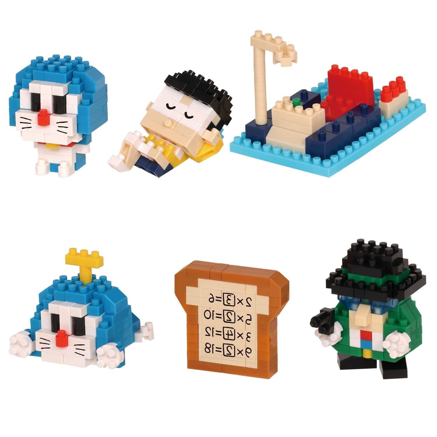 nanoblock Mininano I'm Doraemon Vol.2 (BOX) NBMC_38S 1BOX = 6 Teile