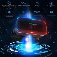 VR Headset Compatible iPhone & Virtual Reality VR Goggles 5