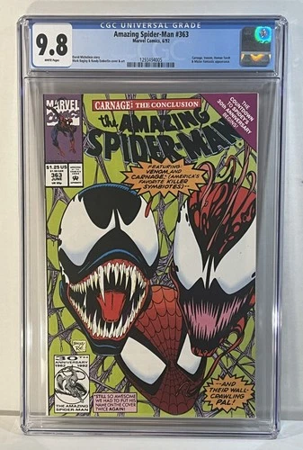 Amazing Spider-Man #363 CGC 9.8 graded comic