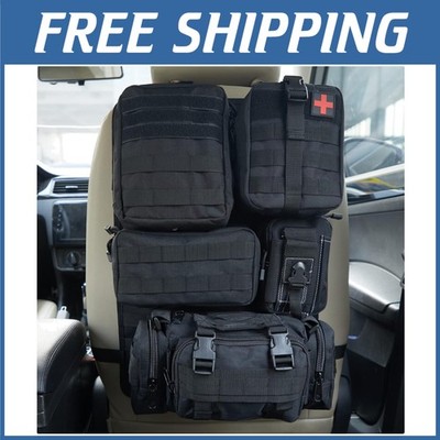 Vehicle Molle Organizer Storage Bag with 5 Pouches