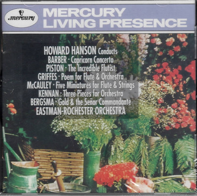 HANSON CONDUCTS BARBER, PISTON, GRIFFES & OTHERS - CD is still sealed (C8560)