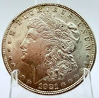 1921-P 1 Morgan Dollar USA Coin 90% Silver - $1 Last Year - United States Mint