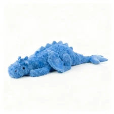Weighted Stuffed Animal 5Lbs 35.4", Blue Soft Dragon Plush Toy, Weighted Drag...