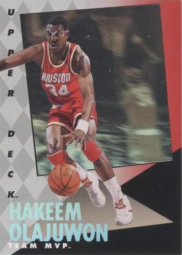 David Robinson Hakeem Olajuwon 2009-10 Upper Deck Game Material