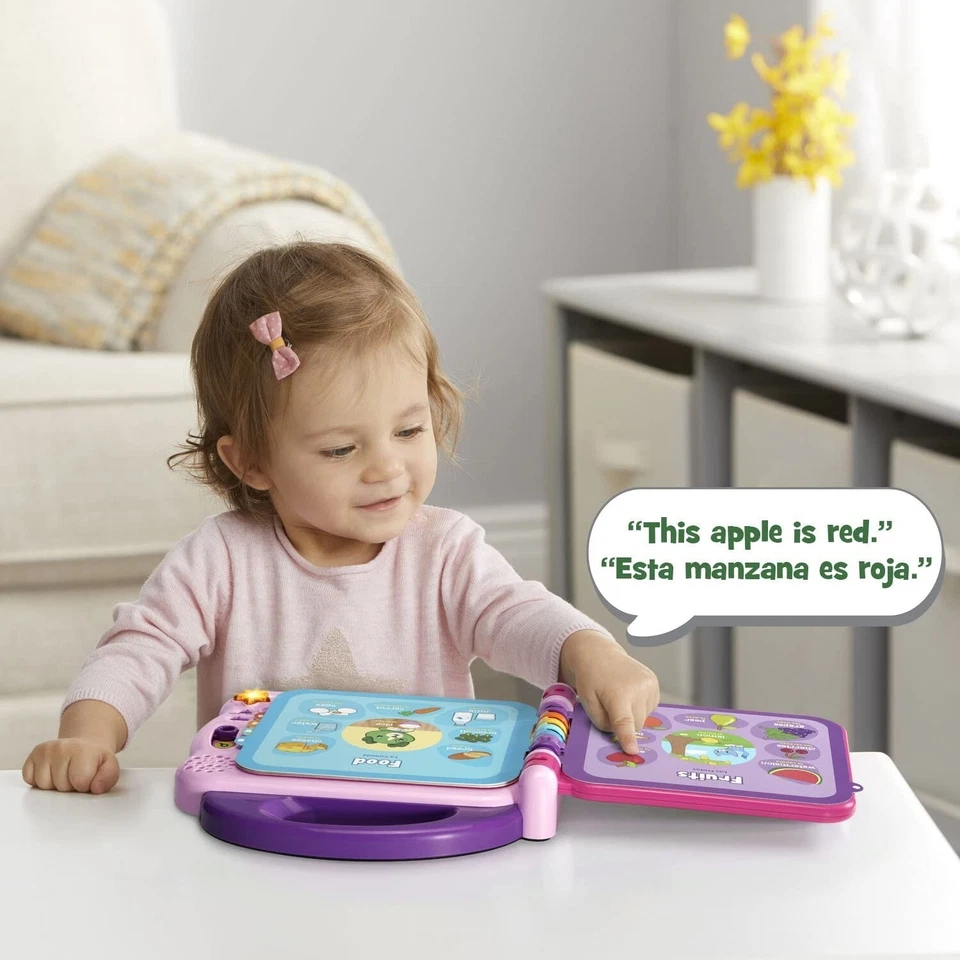 LeapFrog Scout Violet 100 Words Book speaking Learning toy for 1 2 year old kid - Image 3 of 4