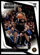 2021-22 Panini Threads Basketball Card Bones Hyland Rookie Denver Nuggets #78